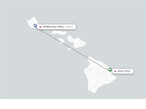 airfare from hilo to honolulu.
